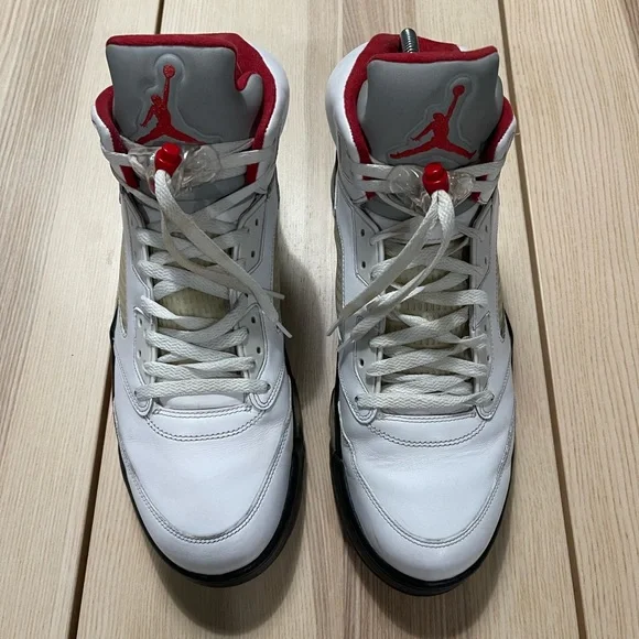 2013 Nike Air Jordan 5 V “Fire Red” Retro Shoes‎ 136027-100 Size 14